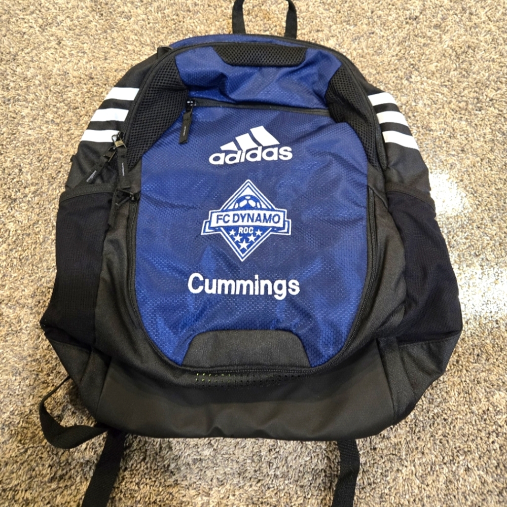 Adidas Stadium 3 Backpack, with compartment for a soccer ball